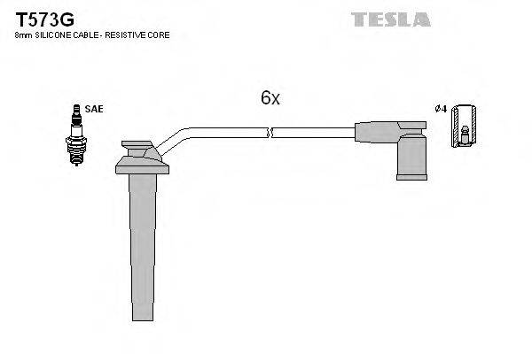 Провода зажигания TESLA T573G