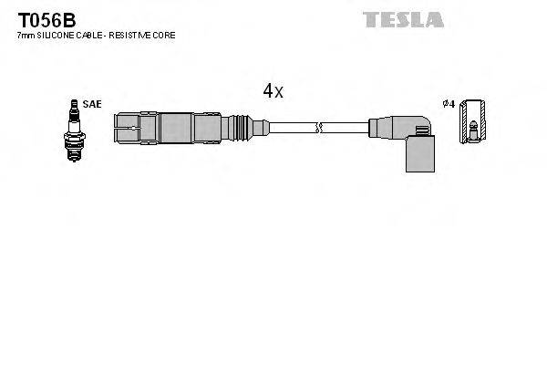 Провода зажигания TESLA T056B
