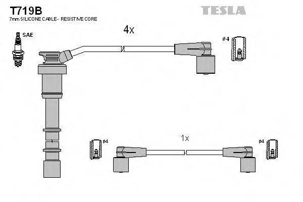 Провода зажигания TESLA T719B