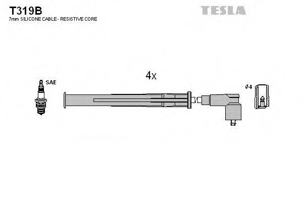 Провода зажигания TESLA T319B