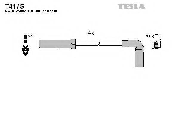 Провода зажигания TESLA T417S
