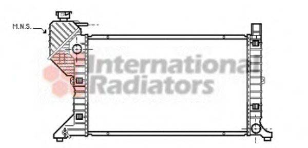 Радиатор (охлаждение двигателя) VAN WEZEL 30002183