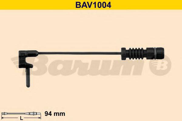 Датчик износа (тормозные колодки) BARUM BAV1004