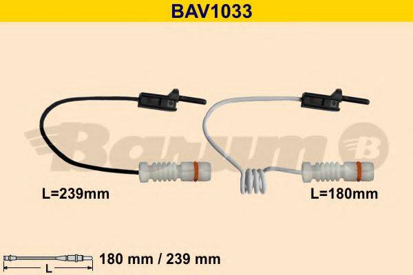 BARUM BAV1033 Датчик износа (тормозные колодки)