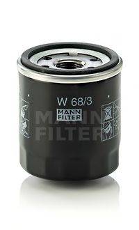 Масляный фильтр двигателя MANN-FILTER W683
