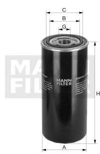 Масляный фильтр двигателя MANN-FILTER WD131451