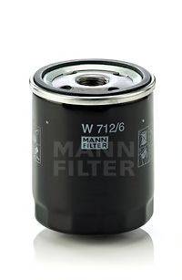 Масляный фильтр двигателя MANN-FILTER W7126