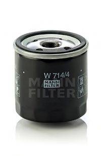 Масляный фильтр двигателя MANN-FILTER W 714/4