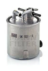Фильтр топливный MANN-FILTER WK 920/6