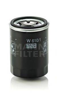 Масляный фильтр двигателя MANN-FILTER W 610/1