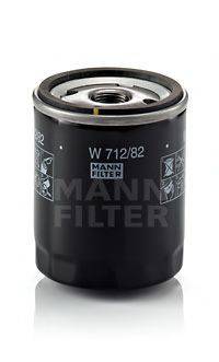 Масляный фильтр двигателя MANN-FILTER W71282