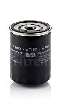 Масляный фильтр двигателя MANN-FILTER W7182