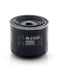 Масляный фильтр двигателя MANN-FILTER W 811/81