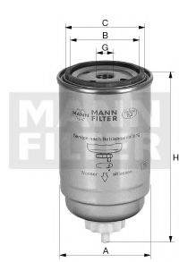 Фильтр топливный MANN-FILTER WK965x