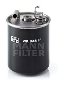 Фильтр топливный MANN-FILTER WK 842/17