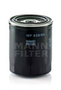 Масляный фильтр двигателя MANN-FILTER WP 928/80