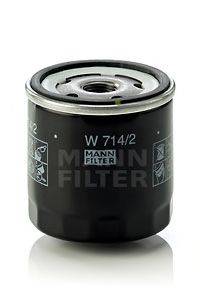 Масляный фильтр двигателя MANN-FILTER W7142