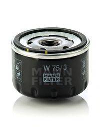 Масляный фильтр двигателя MANN-FILTER W753