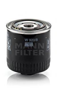Масляный фильтр двигателя MANN-FILTER W 920/8