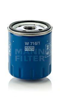 Масляный фильтр двигателя MANN-FILTER W7161