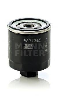 Масляный фильтр двигателя MANN-FILTER W 712/52