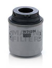 Масляный фильтр двигателя MANN-FILTER W 712/94