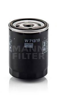Масляный фильтр двигателя MANN-FILTER W71318