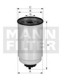 Фильтр топливный MANN-FILTER WK10017x
