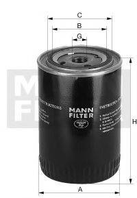 Масляный фильтр двигателя MANN-FILTER WP92881
