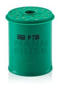 Фильтр топливный MANN-FILTER P738x
