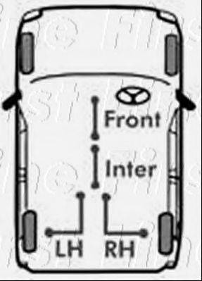 FIRST LINE FKB2310 Трос, стояночная тормозная система