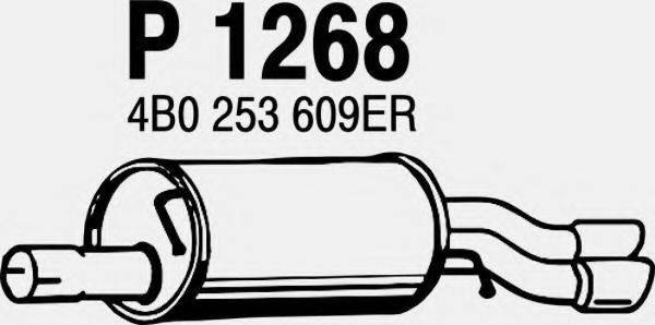 FENNO P1268 Глушитель выхлопных газов
