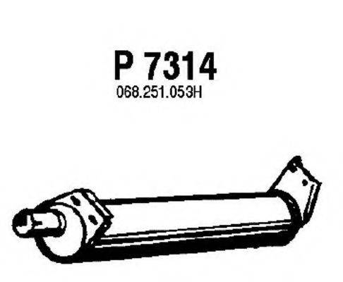 FENNO P7314 Глушитель выхлопных газов