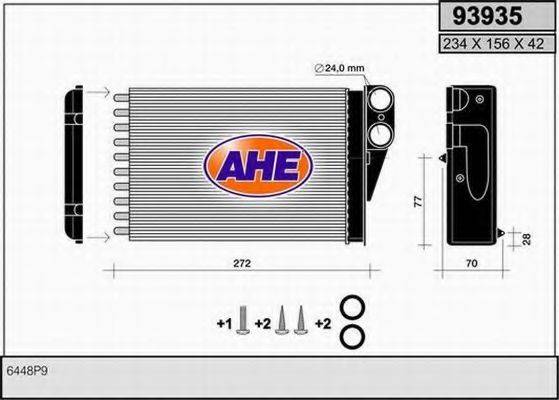 Радиатор отопителя AHE 93935