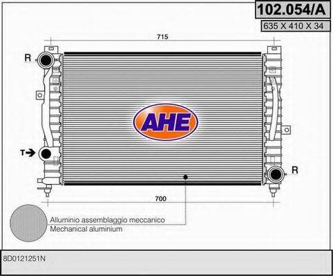 AHE 102054A Радиатор (охлаждение двигателя)
