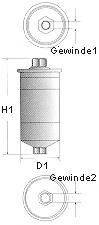 Фильтр топливный CHAMPION L223/606