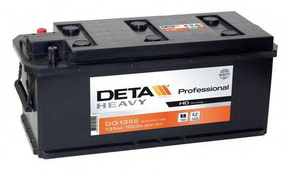 АКБ (стартерная батарея) DETA DG1355