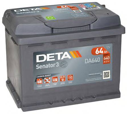 АКБ (стартерная батарея) DETA DA640