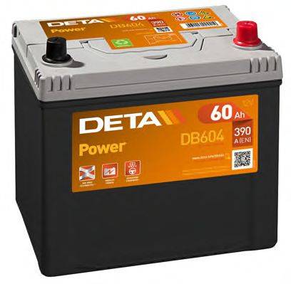 АКБ (стартерная батарея) DETA DB604