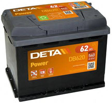 АКБ (стартерная батарея) DETA DB620