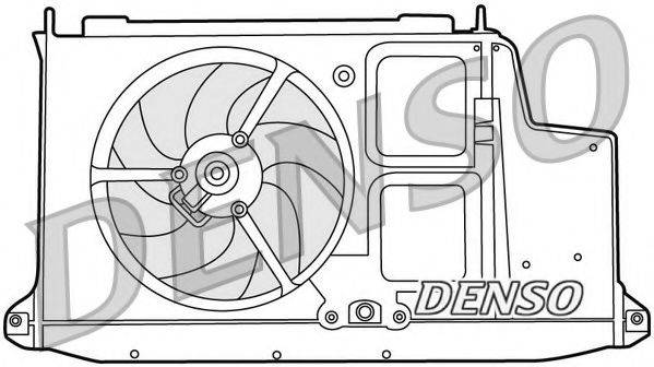 NPS DER21012 Вентилятор (охлаждение двигателя)