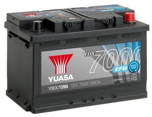 АКБ (стартерная батарея) YUASA YBX7096