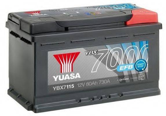 АКБ (стартерная батарея) YUASA YBX7115