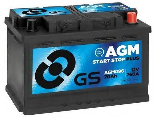 АКБ (стартерная батарея) GS AGM096