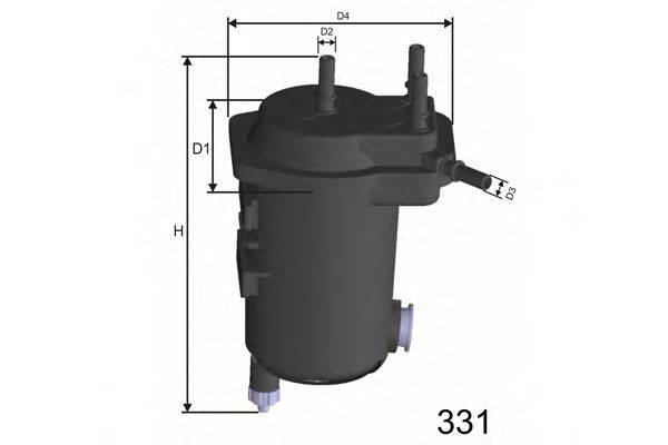 Фильтр топливный MISFAT F121A
