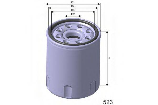 Масляный фильтр двигателя MISFAT Z265
