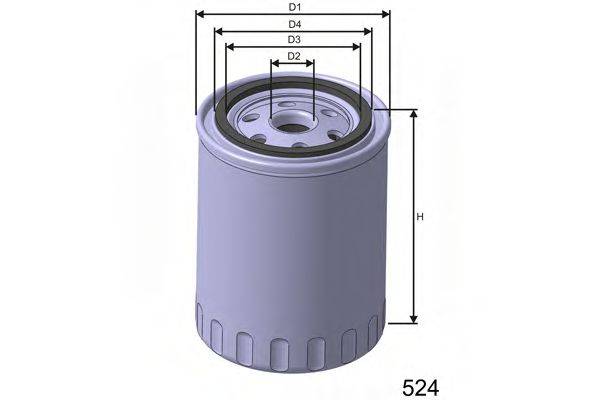 Масляный фильтр двигателя MISFAT Z629