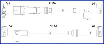 Провода зажигания HITACHI 134701