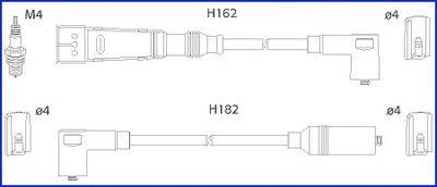Провода зажигания HITACHI 134704