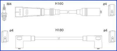 HITACHI 134705 Провода зажигания